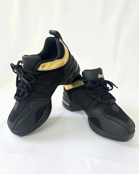 ZAPATILLAS DE DANZA NEGRAS Y DORADO-SIN CAMBIO NI DEVOLUCIÓN-ULTIMOS PARES - comprar online