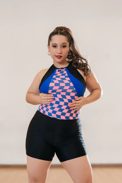 Enterito Jerico corto blue - comprar online