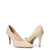 Scarpin Salto Alto Couro Creme - comprar online