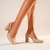 Sapato Slingback Couro Off White na internet