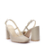 Sapato Slingback Couro Off White - comprar online