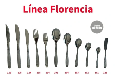 $446 - CUCHARA DE CAFÉ ACERO INOX - FIDENZA - CAJA DE 12 UNIDADES