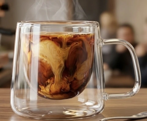 Taza Usher doble vidrio 200 ml