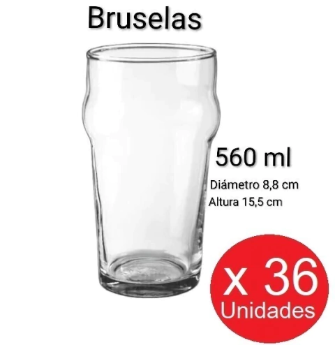 Vaso Bruselas 560 ml Rigolleau x 36 unidades