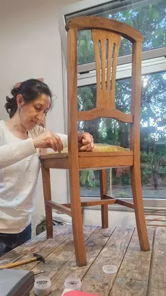 Reciclado de Muebles y Tapicería- taller escuela - Luz Gentili
