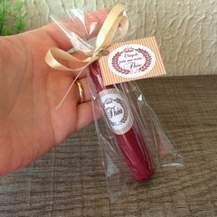 Imagem do Charutos de Chocolate Recheados com Embalagem Individual Laço e Tag