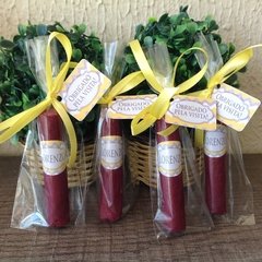 Charutos de Chocolate Recheados com Embalagem Individual Laço e Tag - loja online