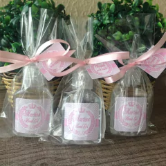 Frascos Álcool Gel 35ml com saquinho e tag - loja online