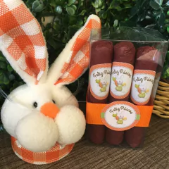 Caixinha Páscoa com 3 Charutos de Chocolate Recheados