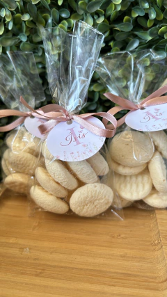 Saquinho de Bolachinhas com tag na internet