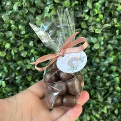 Saquinho de Bolinhas de Chocolate com tag