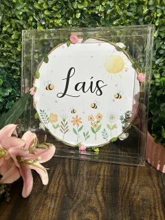 Quadro Acrílico Porta Maternidade 20x20 - loja online