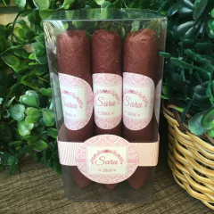 Imagem do Caixinha Baby com 3 Charutos de Chocolate Recheados