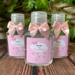 Frascos Álcool Gel 35ml com lacinho na internet