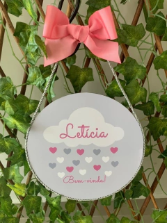 Placa Redonda Maternidade na internet