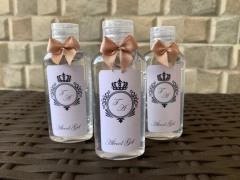 Frascos Álcool Gel 60ml com lacinho