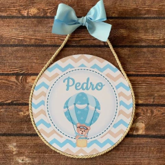 Placa Redonda Maternidade - Mimos & Caprichos