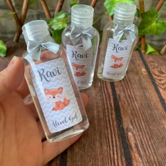 Frascos Álcool Gel 60ml com lacinho