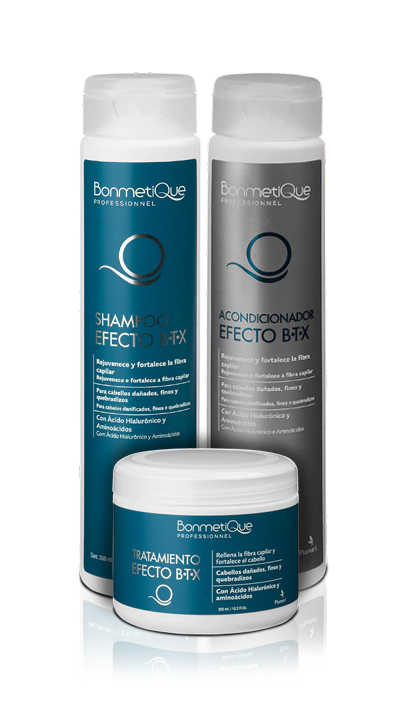 COMBO EFECTO BOTOX: Shampoo + Acondicionador + Tratamiento