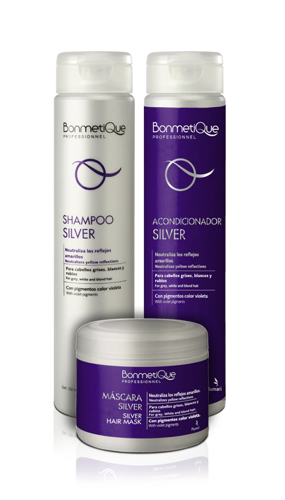 COMBO SILVER: Shampoo + Máscara + Acondicionador