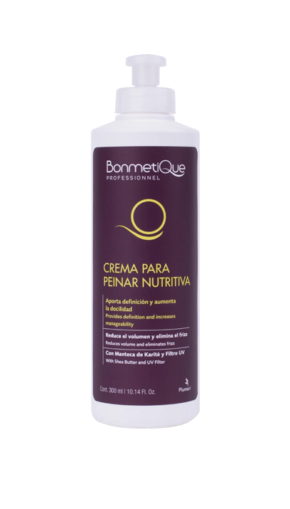 Crema Para Peinar Nutritiva con Manteca de Karité Bonmetique Professionnel