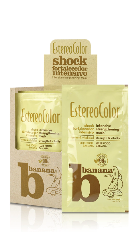 Shock Hair Food Banana EstereoColor x10 Unidades