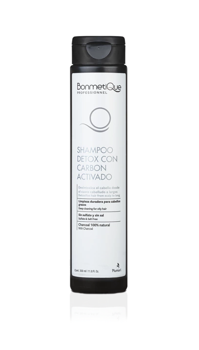 Shampoo Detox Carbón Activado Bonmetique Professionnel