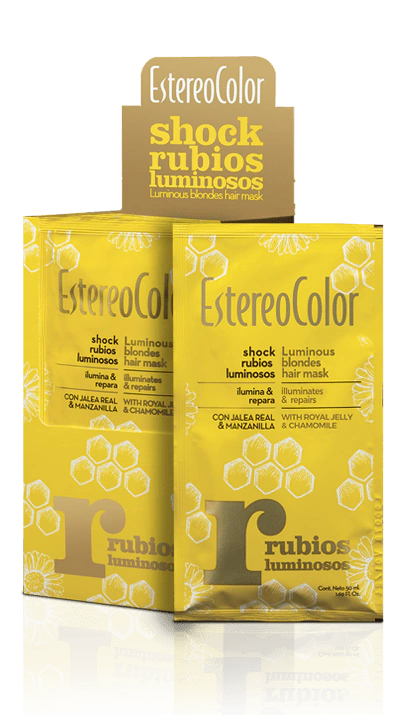 Shock Rubios Luminosos EstereoColor x10 Unidades