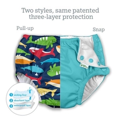 Traje de Baño Para El Agua Con Pañal Integrado Aqua GreenSprouts - Babybam