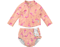 Bombachita Para El Agua Con Pañal Integrado Flamingo GreenSprouts - comprar online