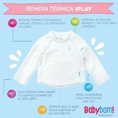 SIN CAMBIO - REMERA TURQUESA CON CUELLO EASY ON+ PROTECCIÓN FILTRO UPF 50+ IPLAY - comprar online