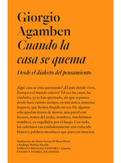 Cuando la casa se quema - Giorgio Agamben
