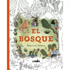 El bosque - Coloreable - Sebastián Ilabaca