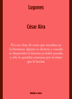 Lugones - César Aira