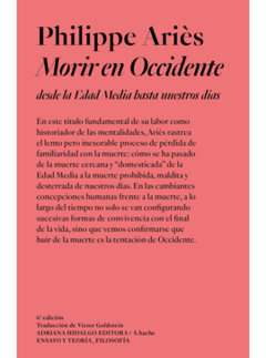 Morir en occidente - Philippe Ariès
