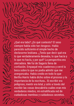 Sexo y escritura. Tres ensayos de Dorothy Allison - comprar online