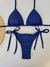 Cortininha meril azul bic / Lacinho