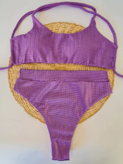 Cropped Vulcão lavanda / Hot pant