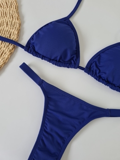 Cortininha viés meril azul bic / Fio dental - comprar online