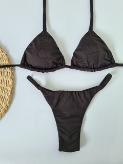 Cortininha meril preto / Tira fina