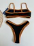 Conjunto Anita éden preto com dourado / Asa delta viés - loja online