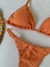 Cortininha dots laranja / Tira fina - comprar online