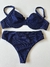 Meia taça éden azul marinho / Hot pant