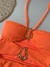 Maiô fivela orgânica laranja neon - loja online