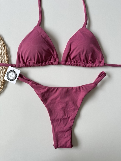 Cortininha meril rosa queimado / Tira fina - comprar online