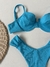 Meia taça Lola meril azul celeste / Borboleta - comprar online