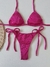 Cortininha trilobal rosa pink / Lacinho