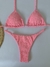 Cortininha cannes rosa bebê / Tira fina