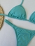 Cortininha viés meril azul tifany / Fio dental - comprar online