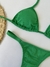 Cortininha viés meril verde bandeira / Fio dental - comprar online